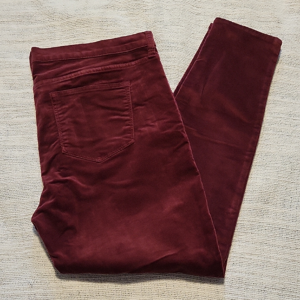 J. Crew Deep Red Pants